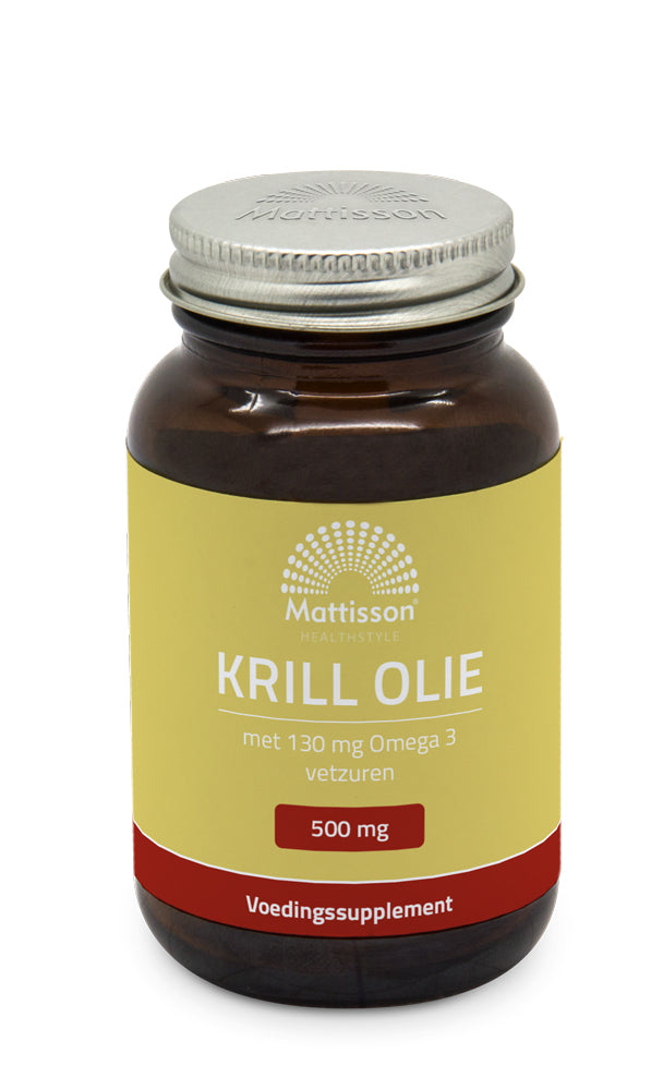 Krill olie Omega 3 - 500mg - 60 capsules