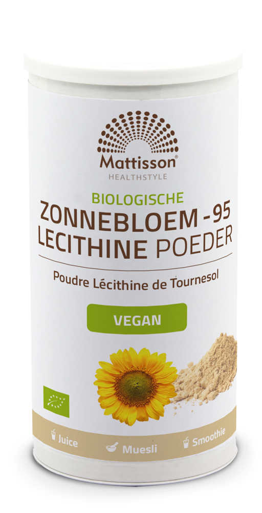 Biologische Zonnebloem Lecithine-95 poeder - 180 g