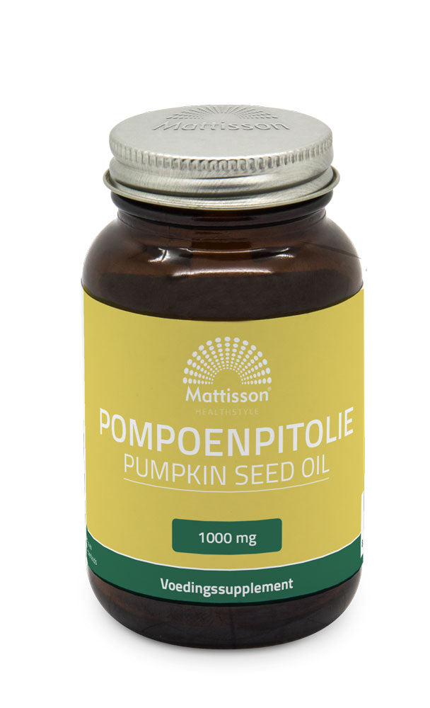 Pompoenpitolie met vitamine E - 1000mg - 60 capsules