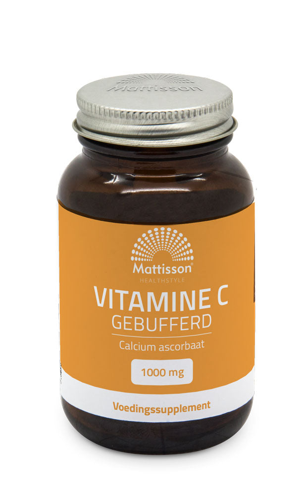 Vitamine C gebufferd 1000 mg - Calcium Ascorbaat - 90 tabletten