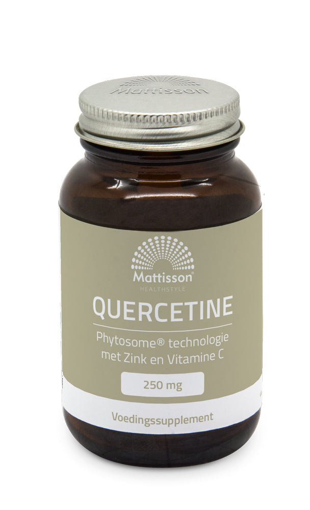 Quercetine met Zink en Vitamine C - 250 mg - Phytosome® technologie - 60 capsules