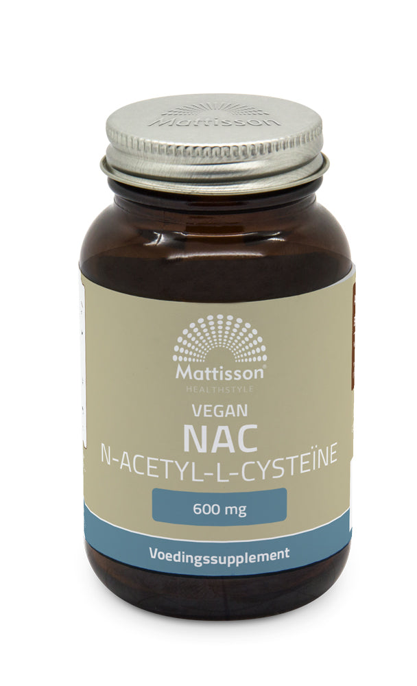 Vegan N-Acetyl-L-Cysteïne (NAC) 600 mg - 60 capsules