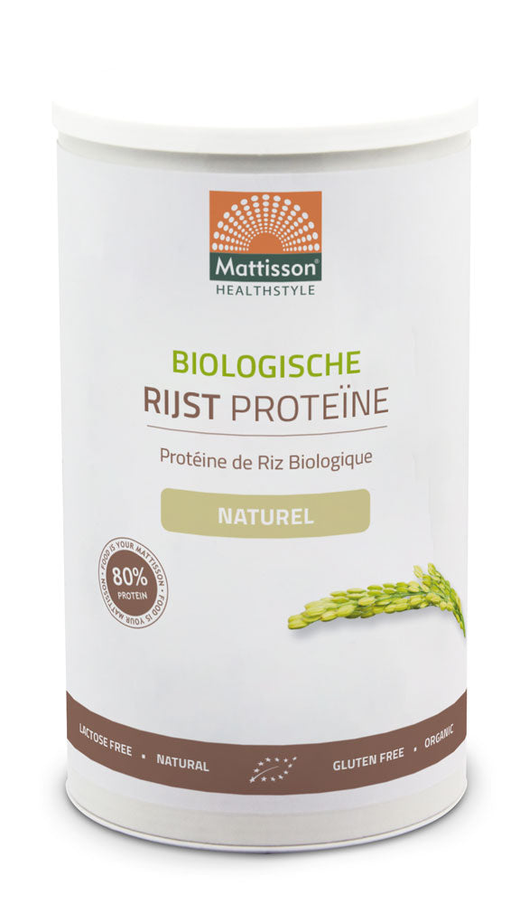 Biologische Rijst Proteïne Poeder 80% - Naturel - 500 g