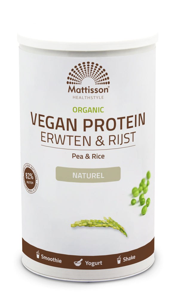 Biologisch Vegan proteïne poeder - Erwten & Rijst - 500 g