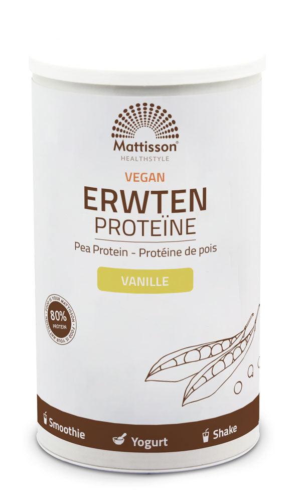 Erwten Proteïne Vanille 77% - 350 g