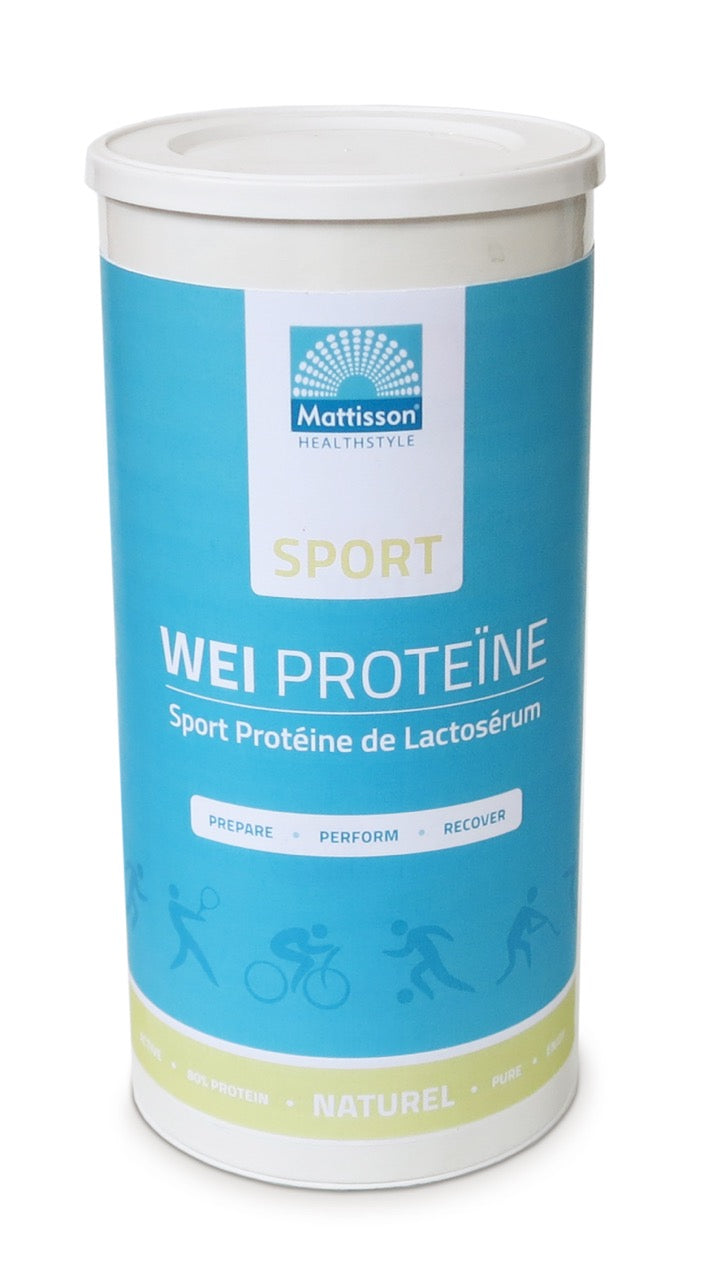 Sport Wei Proteïne poeder 80% - Naturel - 450 g