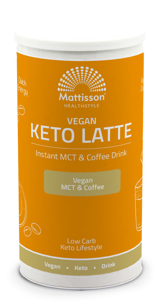 Vegan Keto Latte - Instant MCT & Coffee drink - 200 g