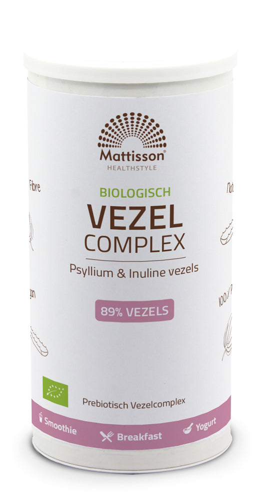 Biologisch Vezel Complex - Psyllium & Inuline - 275 gram