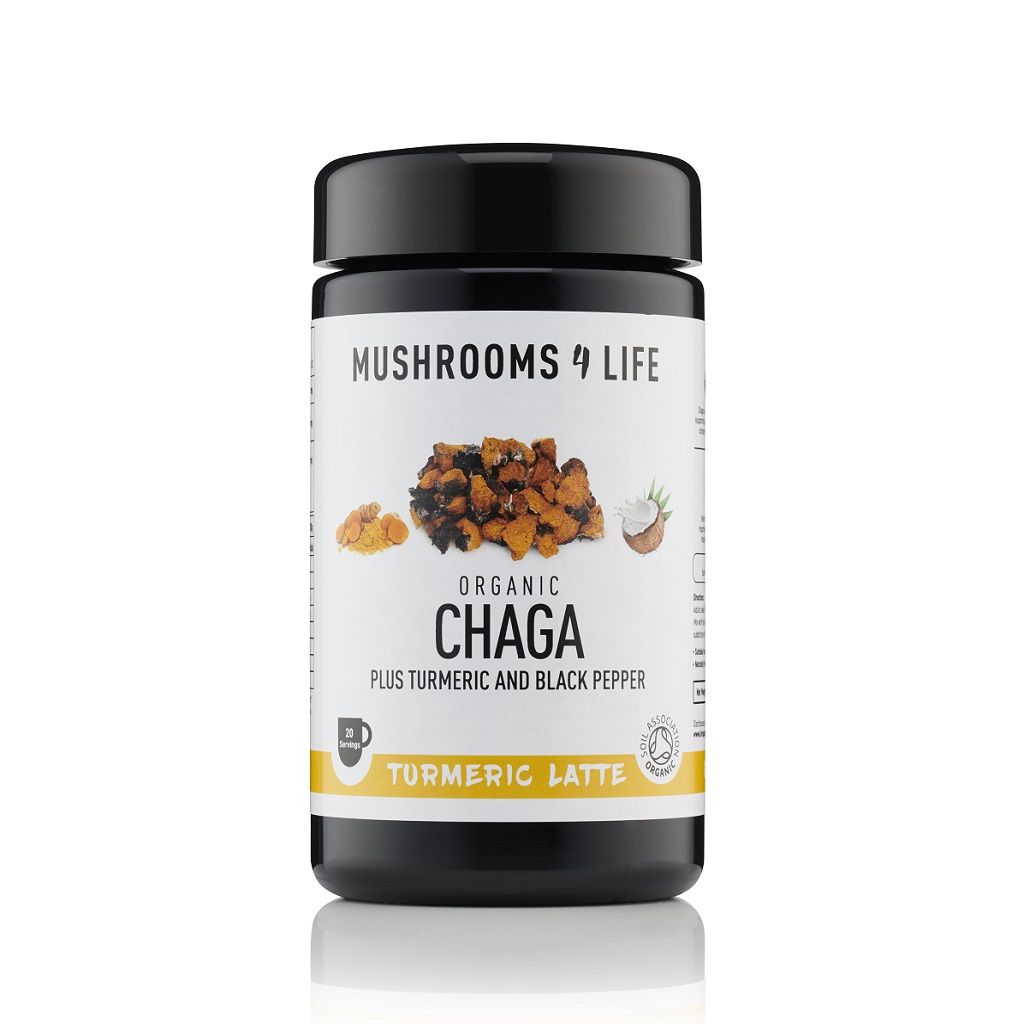 Chaga - Turmeric Mushroom Latte 1000mg Organic