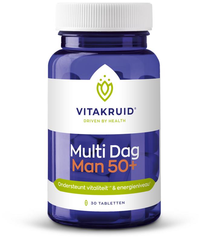 Vitakruid Multi dag man 50+ 30 tabletten