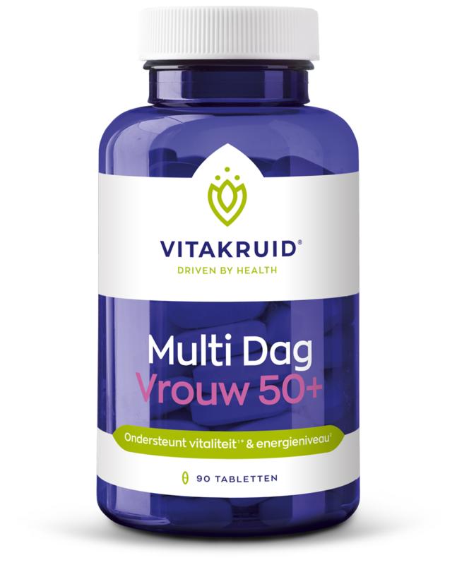 Vitakruid Multi dag vrouw 50+ 90 tabletten