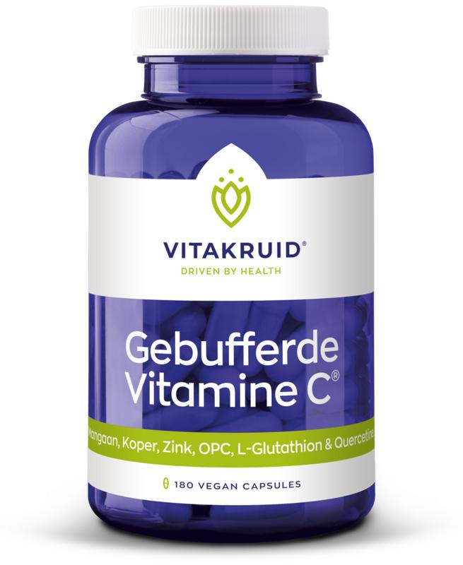 Vitakruid Gebufferde Vitamine C 180 vegetarische capsules