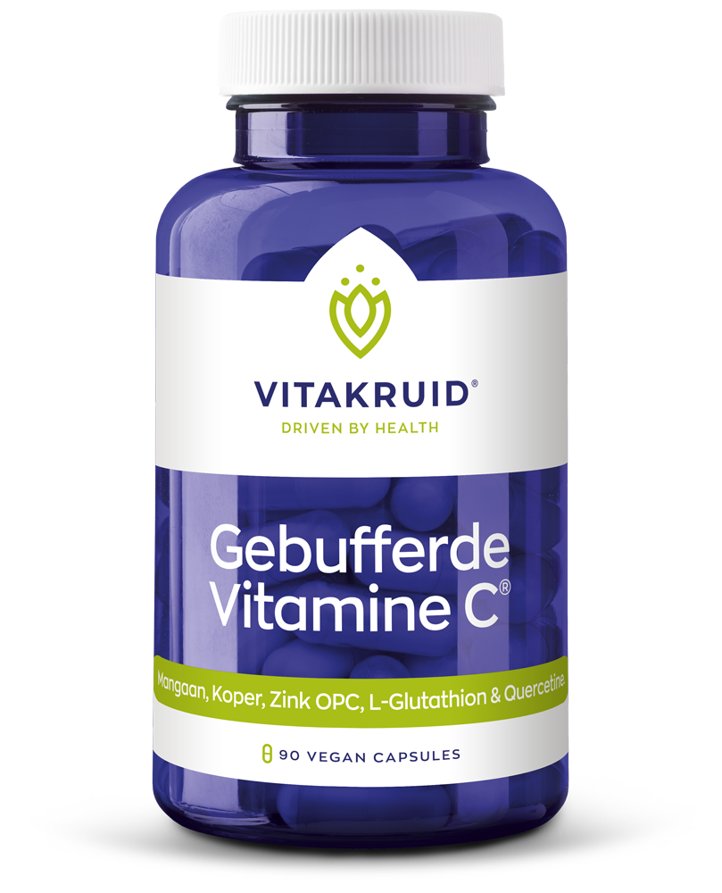 Vitakruid Gebufferde Vitamine C 90 vegetarische capsules