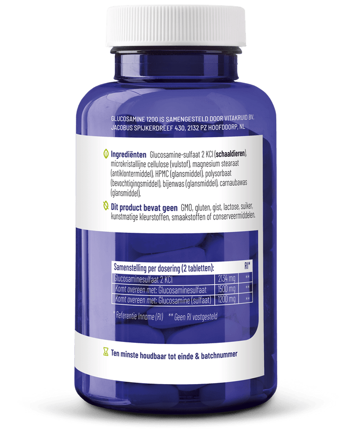 Vitakruid Glucosamine 1200 120 tabletten