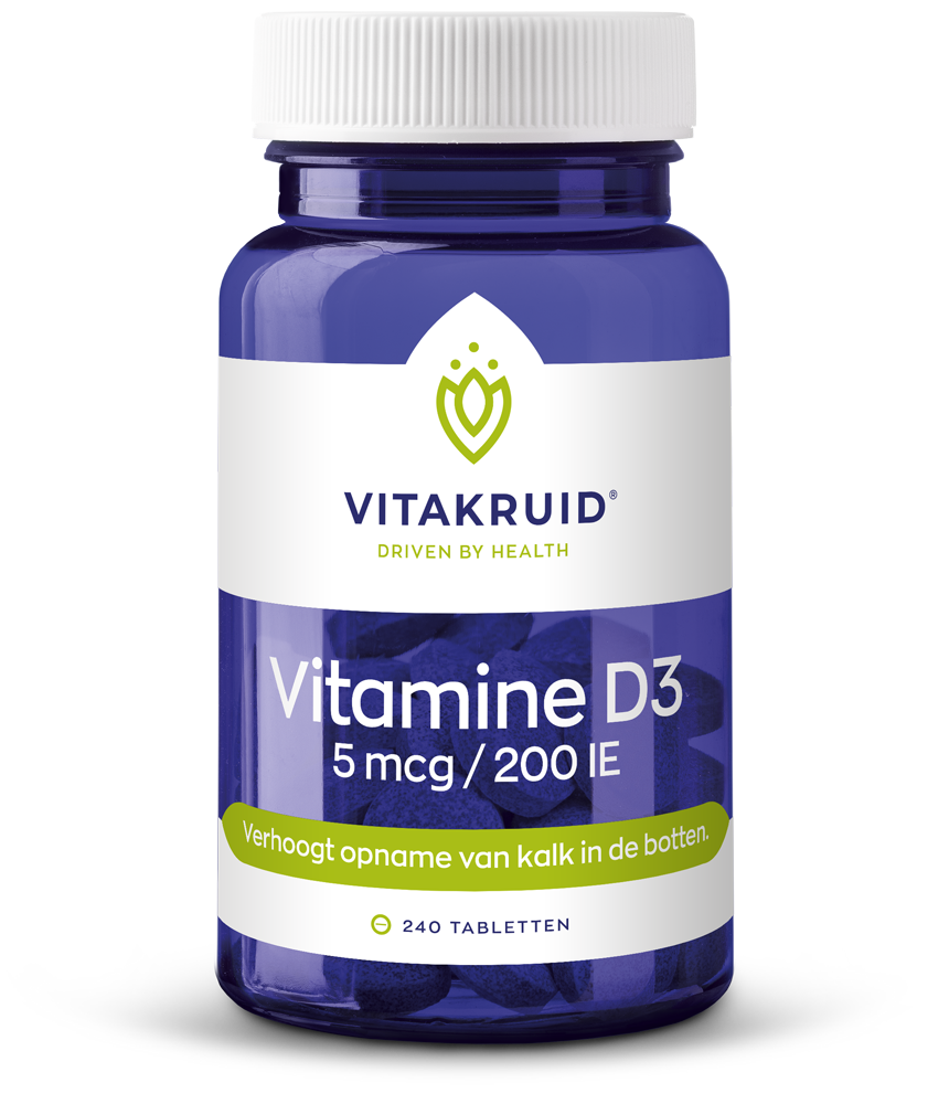 Vitakruid Vitamine D3 5 mcg / 200 IE 240 tabletten