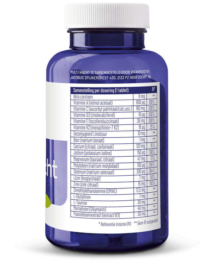 Vitakruid Multi nacht 90 tabletten