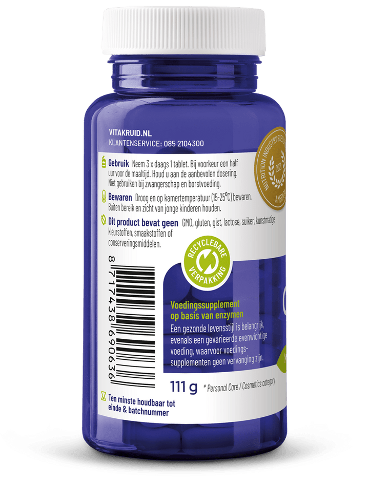 Vitakruid Glutazyme 90 tabletten