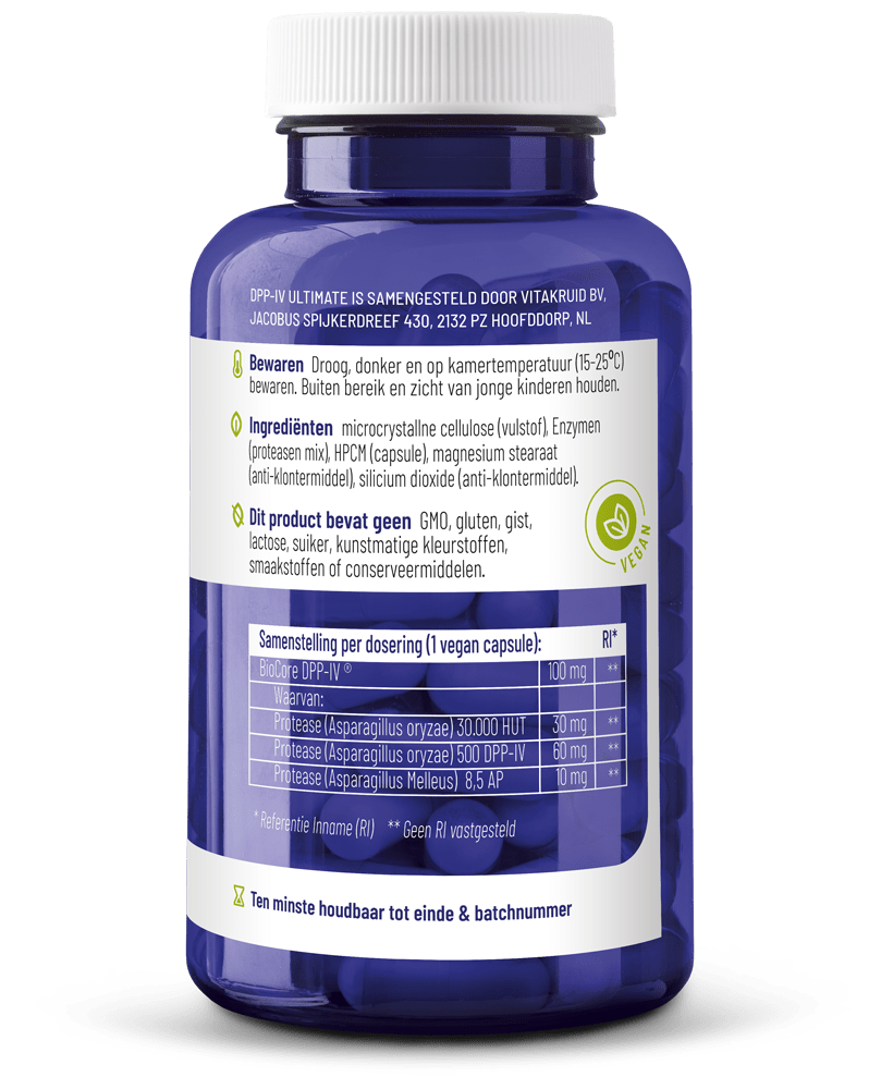 Vitakruid DPP-IV Ultimate 90 90 vegetarische capsules