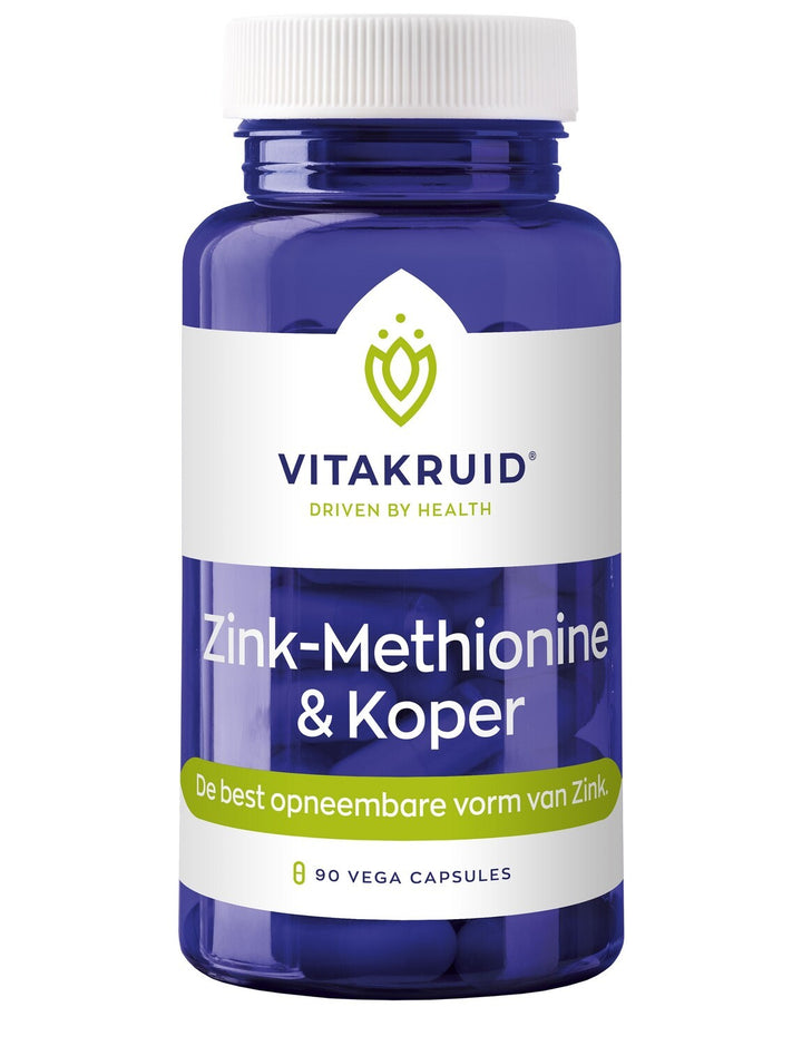 Vitakruid Zink methionine koper 90 capsules