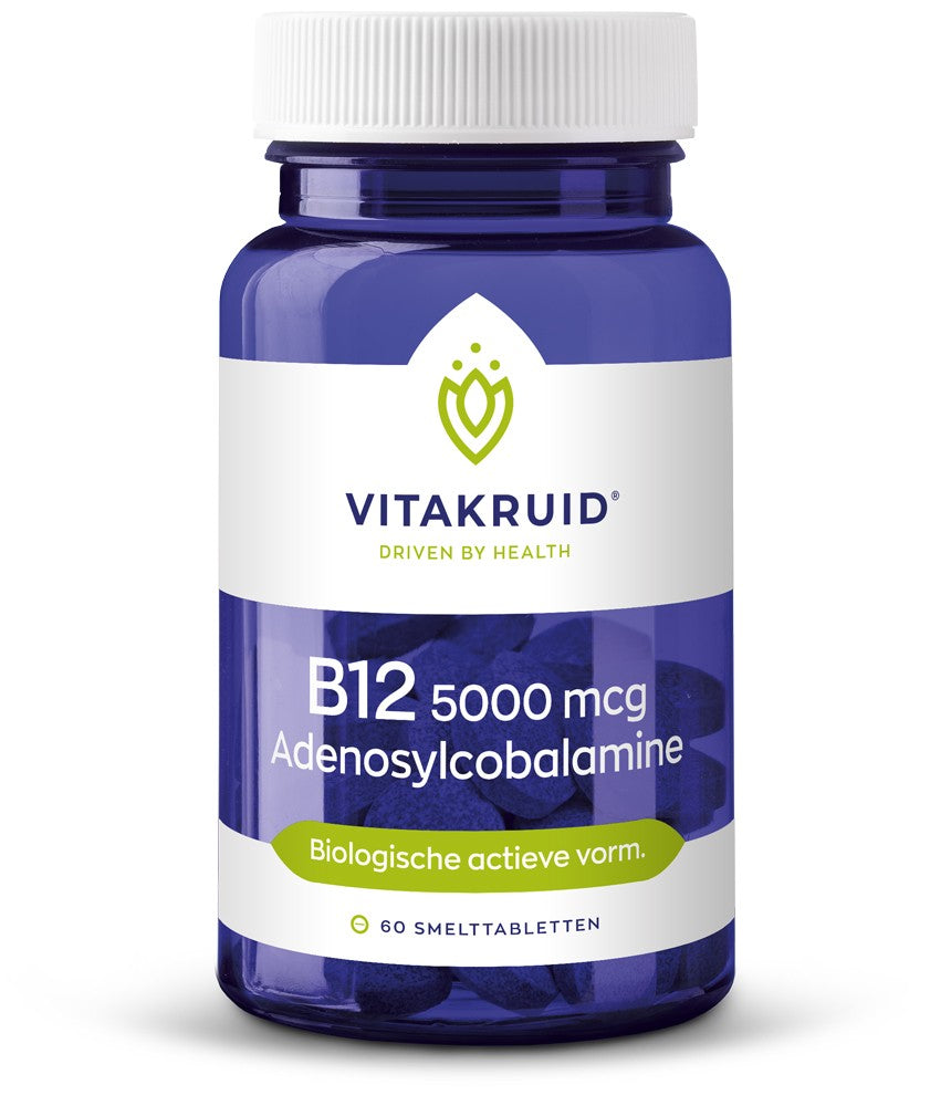 Vitakruid B12 5000 mcg adenosylcobalamine 60 smelttabletten