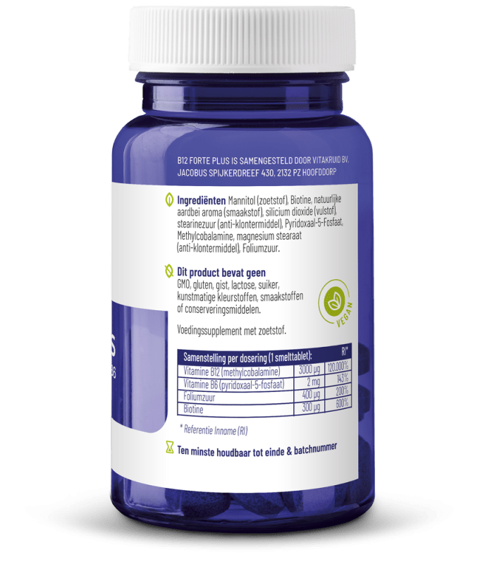 Vitakruid B12 Forte plus met P-5-P 60 tabletten