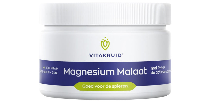 Vitakruid Magnesium Malaat met P-5-P 120 gram