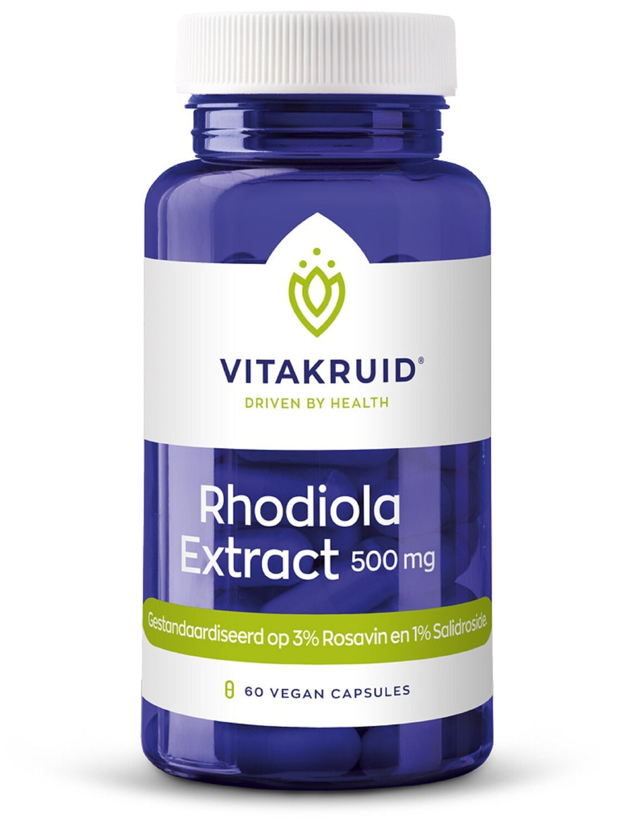 Vitakruid Rhodiola extract 500 mg 60 vegetarische capsules