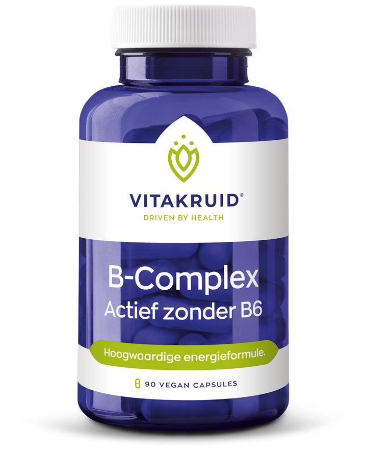 Vitakruid B-Complex actief zonder B6 90 vegetarische capsules