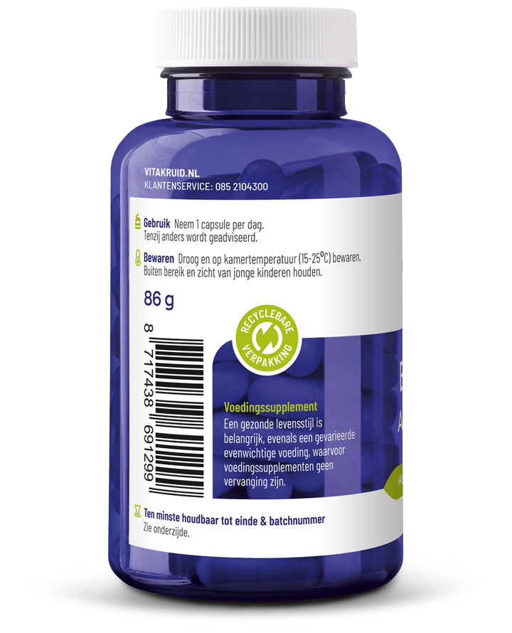 Vitakruid B-Complex actief zonder B6 90 vegetarische capsules