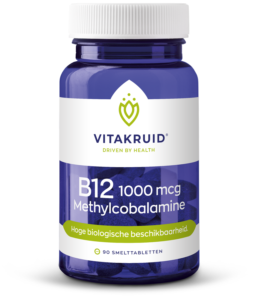 Vitakruid B12 1000 mcg methylcobalamine 90 tabletten