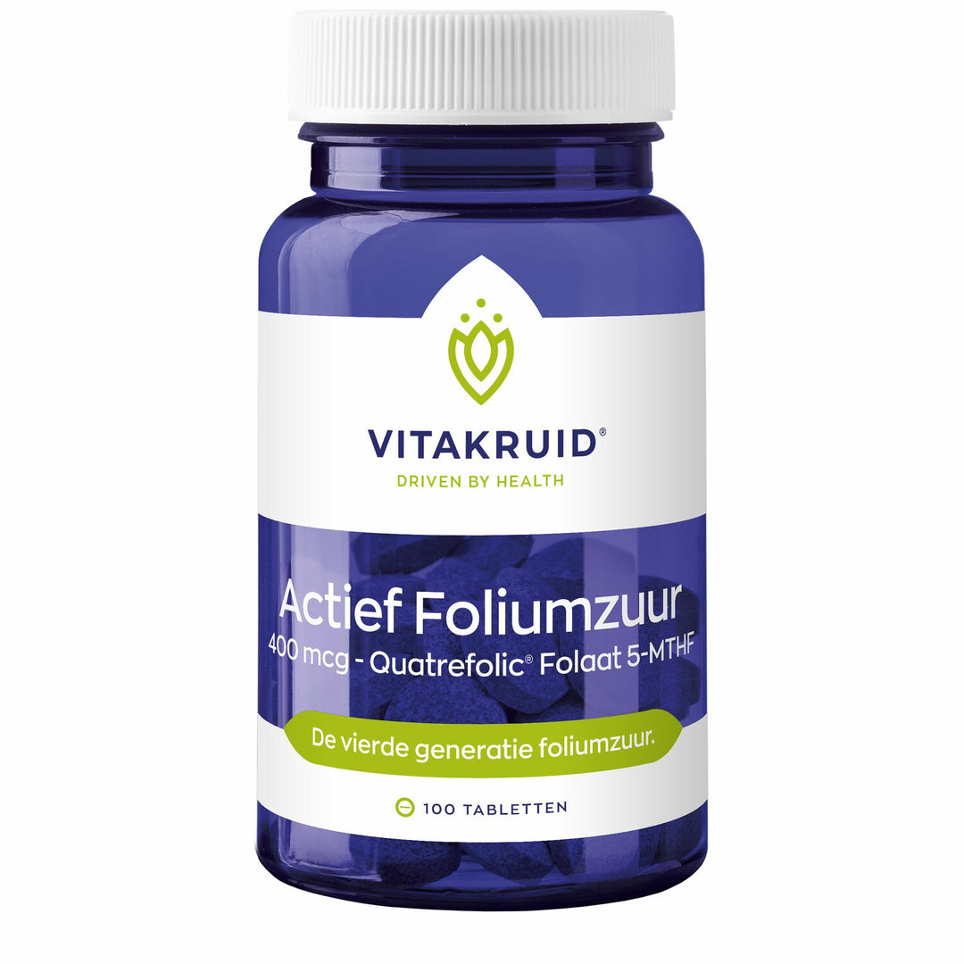 Vitakruid Actief foliumzuur 400 mcg 90 tabletten