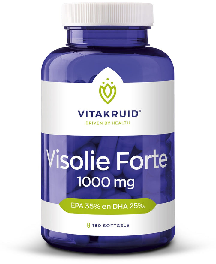 Vitakruid Visolie Forte 1000mg EPA 35% DHA 25% 180 softgels