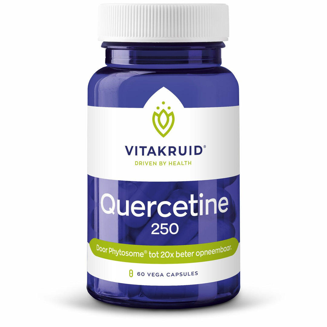 Vitakruid Quercetine 250 met Phytosome technologie 60 vegetarische capsules