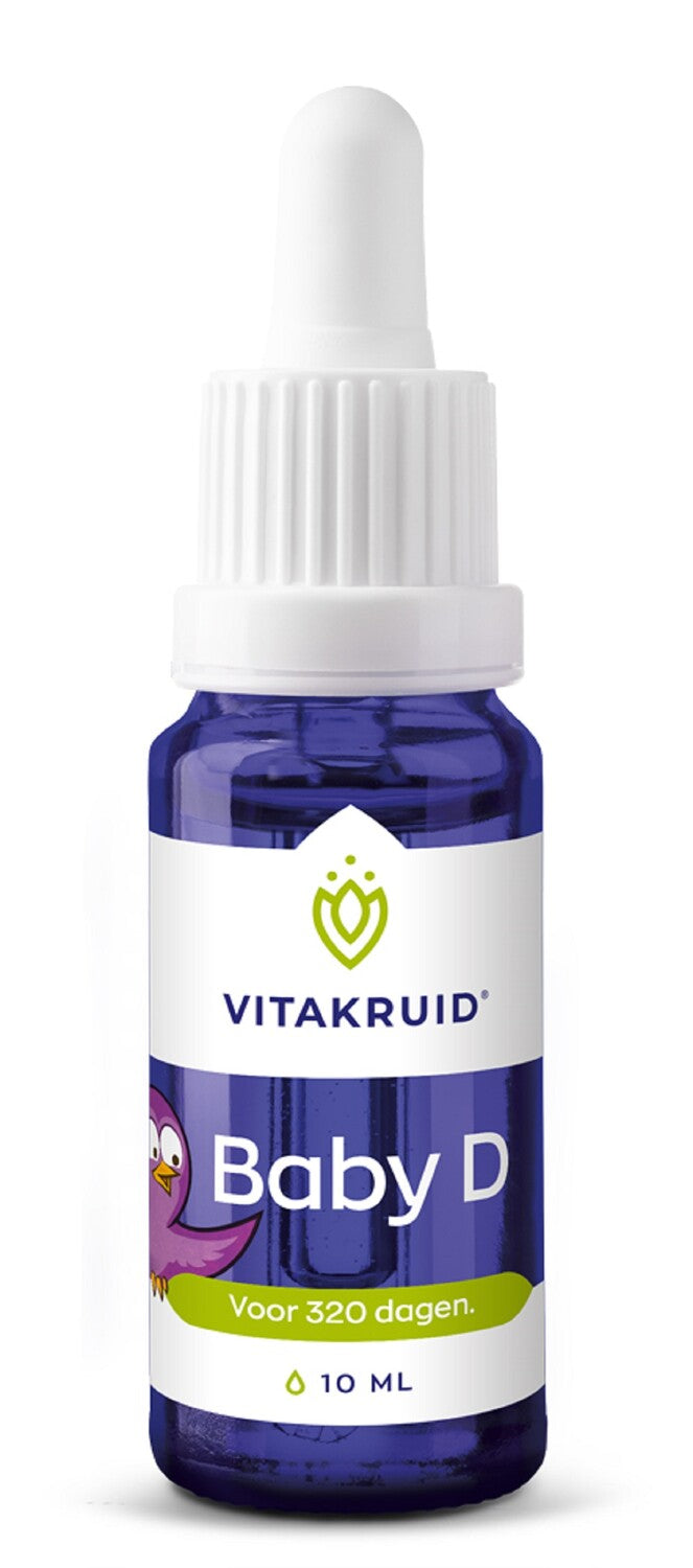 Vitakruid Vitamine D baby druppels 10 milliliter