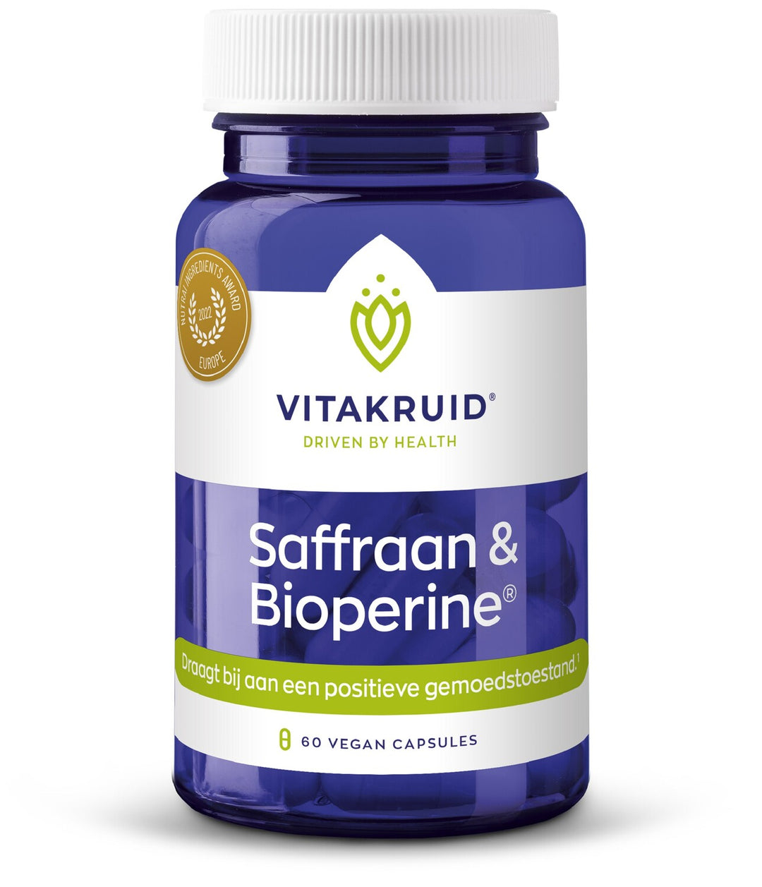 Vitakruid Saffraan 28 mg (Affron) & bioperine 60 vegetarische capsules