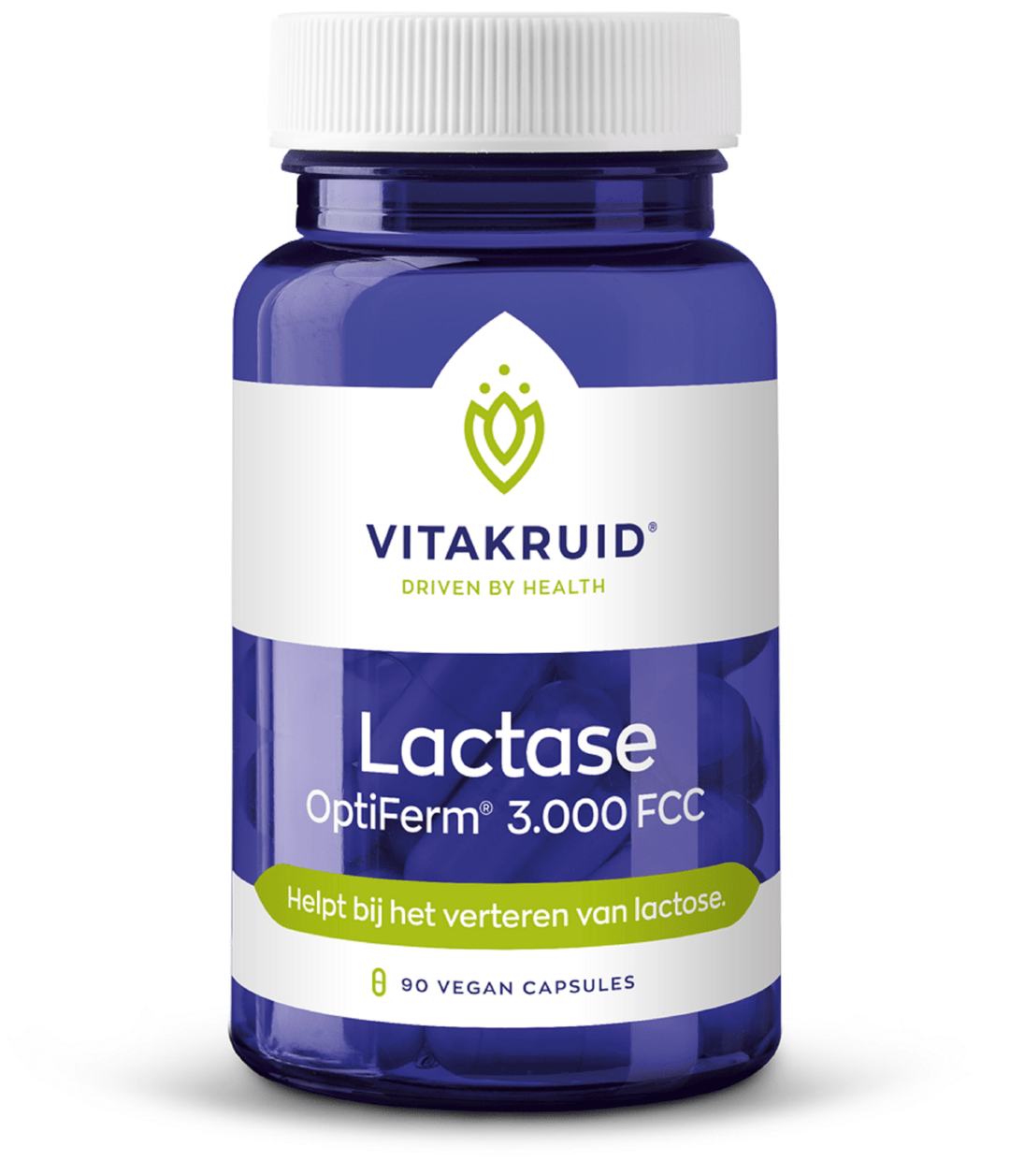 Vitakruid Lactase optiferm 3000  FCC 90 vegetarische capsules