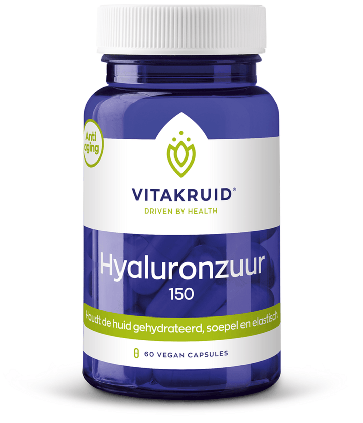 Vitakruid Hyaluronzuur 150 met Vitamine C 60 vegetarische capsules