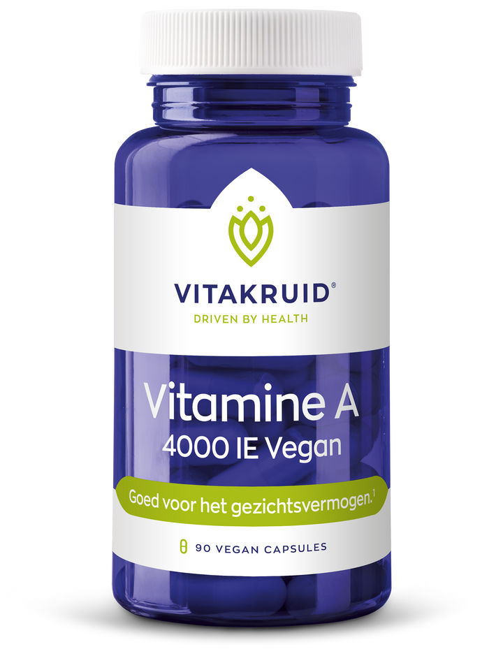 Vitakruid Vitamine A 4000 IE vegan 90 vegetarische capsules