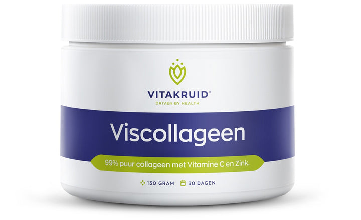 Vitakruid Pure viscollageen met C & zink 130 gram