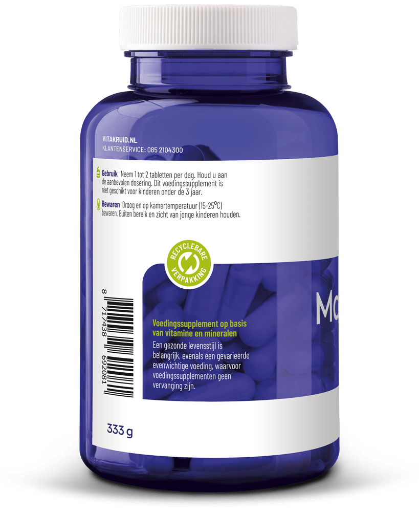 Vitakruid Magnesium 150 malaat 180 tabletten