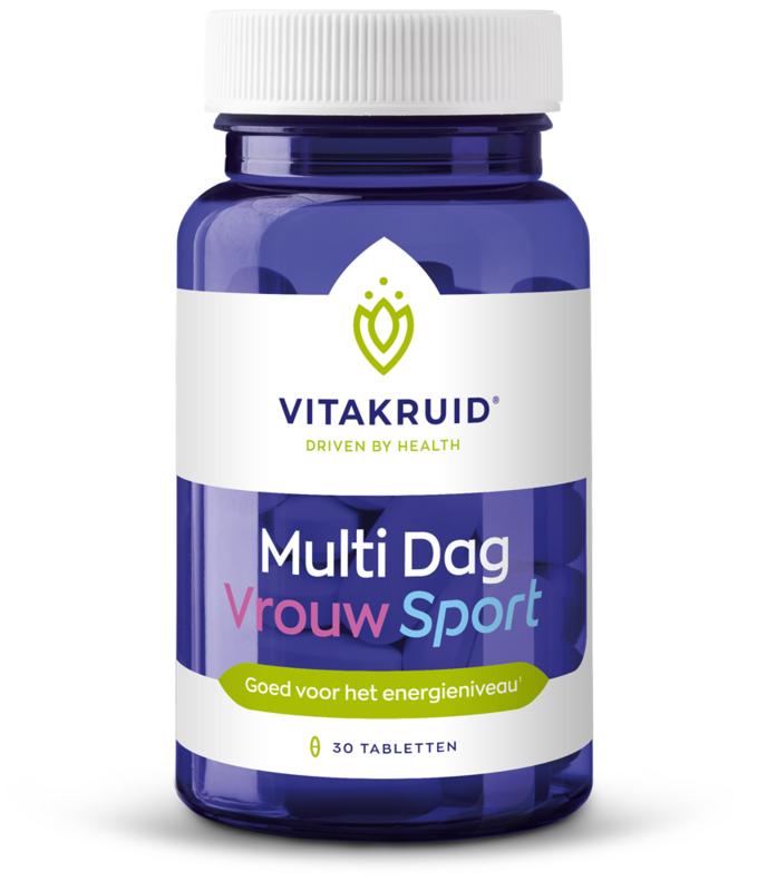 Vitakruid Multi dag vrouw sport 30 tabletten