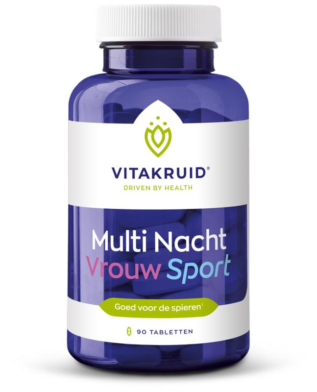 Vitakruid Multi nacht vrouw sport 90 tabletten