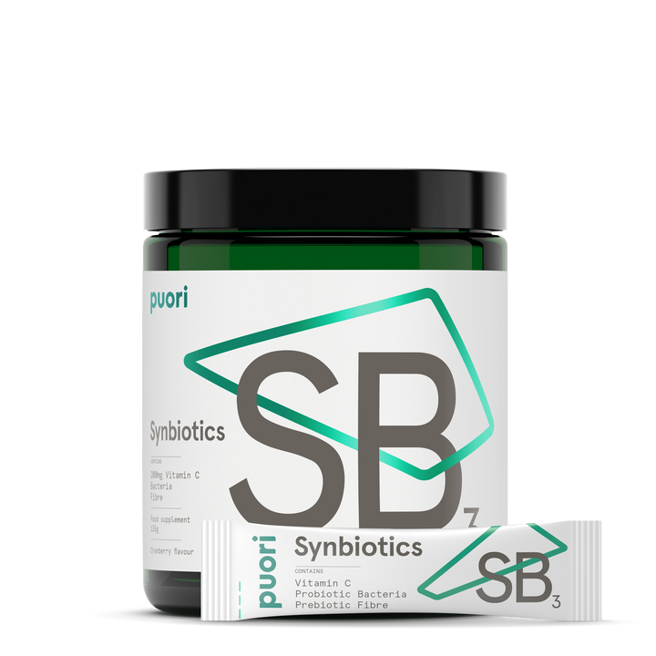 SB3 - Probiotics - Unique combination of live bacteria, fiber and vitamin C - 30 servings